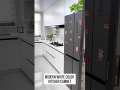 Modern white color kitchen cabinet