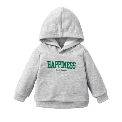 China Breathable kids leisure clothes girls hoodies sweatshirts letter print toddler boys hoodies sweatshirt for sale