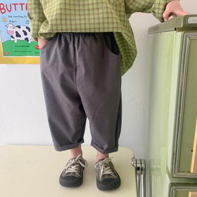 China Breathable spring fall solid toddler kids wide leg pants casual clothing baby girls pants for sale