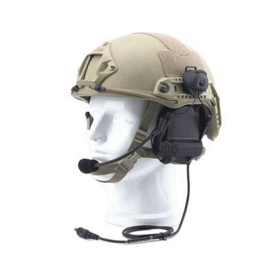 China FAST Circumaural Helmet Two Way Radio Tactical Headset Noise Reduction Earphone Military Earmuff for sale