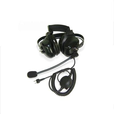 China Neckband Neckband Microphone Noise-Canceling Headset with Dynamic Microphone for Two Way Radio for sale