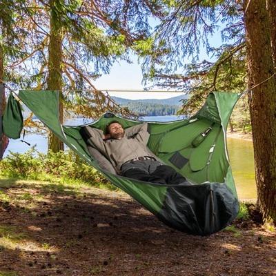 China Diagonal Bracing Type I INSANE Outdoor Camping Waterproof Hanging Equipment Tents Swings With Mosquito Net for sale