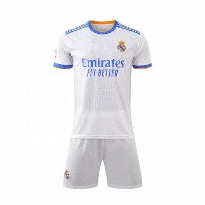 China Shirts & Main 2021 2022 Thai Quality Wholesale Real Madrida Soccer Jersey Uniform Shirt for sale