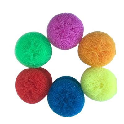 China Plastic mesh scourer  Kitchen Car Bath Kitchen Sustainable Polyester for sale