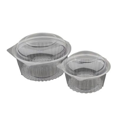 China High Quality Disposable OEM Plastic Food Storage Container Clear Plastic Fruit Salad Container for sale