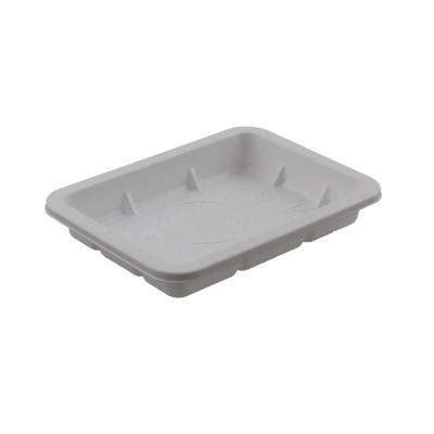 China Food Grade Disposable Meat Tray Frozen Meat Fresh Meat Tray For Sale Non-import Food Grade PP Squid Tray Milky White New 28*10.5*2cm Accept for sale