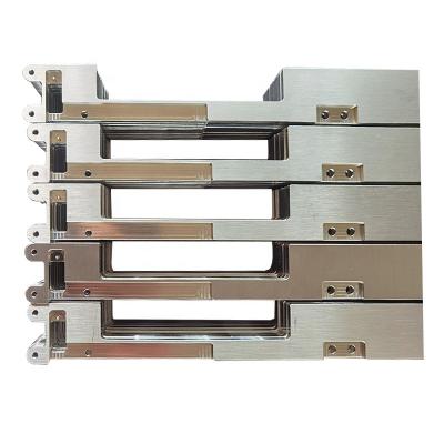 China 6061 CNC Multiple Precision Support Solution CNC Aluminum Stop Plate Plain Finish Machining Metal Parts For Custom Equipment for sale