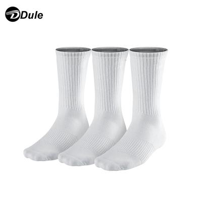 China DL-I-0046 Mens Sustainable Sports White Socks Boys White Sports Socks for sale