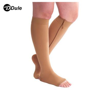 China DL-II-0236 Anti-Fault Zipper Compression Socks Compression Zipper Sock for sale