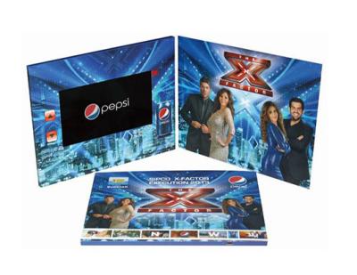 China HD 1024 X 600 LED Video Brochure Flyer Folder Mailer Card For Wedding Invitation for sale