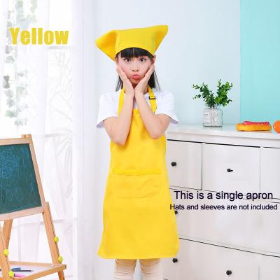 China Eco-friendly Waterproof OEM Soft Breathable Aprons for Kids Multiple Color Apron for Children Elementary cleaning aprons for sale