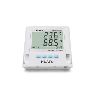 China Refrigerator / Warehouse / Pharmacy Use Internal Sound And Light Weight Alarm Temperature And Humidity Sensor Hygrometer 88mm x 55mm for sale