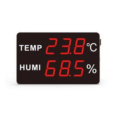 China Factory / Warehouse /Workshop /Storage Uses Monitoring LED Display Long Distance Video Transmitter Thermo-Hygrometer HE218A for sale