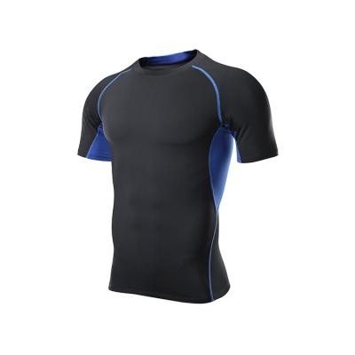 China Men's Compression Baselayer Workout Sports T-Shirts Antibacterial Cool Dry Breathable Tops for sale