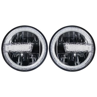 China New Design E-Mark High Beam 7 Inch Round Led Headlight For Land Rover Defender 90 110 1987-2016 for sale