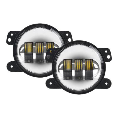 China New Design OEM/ODM Support Led 4 Inch 30w Round Fog Light With 1500lm For Jeep TJ Dodge Magrum Journey 4 Inch for sale