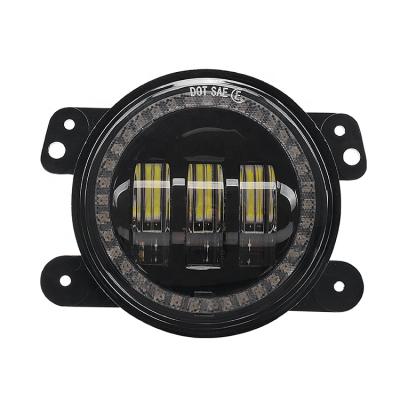 China aluminum housing & Wholesale 4Inch PC Lens ASEND LED Led Fog / Driving Lights Auxiliary Lighting Led Driving Lamp With Turn RGB Halo For Jeep Wrangler for sale