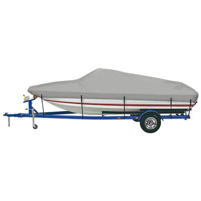 China High Quality 600D Boat Cover, Heavy Duty Waterproof 420D Boat Cover Fit V-Hull Tri-Hull Trailerable Fishing Ski Pro-Style Bass Boat for sale