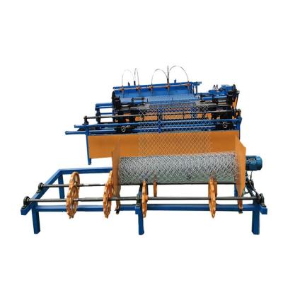 China Building Material Shops Best Price Making Full Automatic Single Wire Chain Link Fence Machine for sale