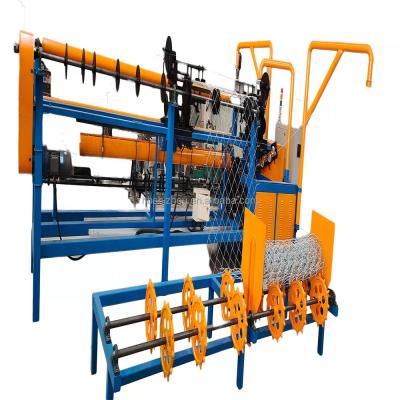 China Building Material Shops Full Automatic Chain Link Fence Weaving Netting Machines for sale