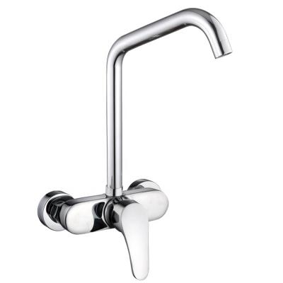 China Other Widely Used Special Design Home Brass Wall Mounted Kitchen Sink Faucets for sale