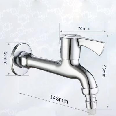 China New Technology Modern Garden Flower Wash Station Yard Broom Pool Washing Machine Water Stop Handle Watering Zinc Alloy Brass Faucet for sale