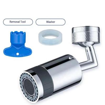 China Wholesale Hot Selling Brass Water Spout Factory Basin Faucet 720 Angle Rotating Joints Shower Head Bathroom Faucet Accessories for sale