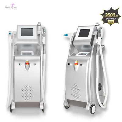 China Anti-Puffiness Radio Frequency RF Peel Tighten IPL Laser Hair Removal 1064 Nanometer 532nm ND Yag Laser Tattoo Removal Machine With 1320nm for sale