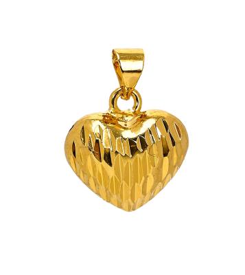 China IPG Technology Plating Lasts And Does Not Fade Wholesale Jewelry 18k Gold Plated Heart Pendant Necklaces for sale