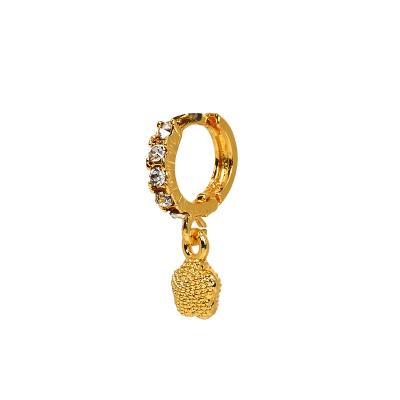 China Wholesale FASHIONABLE 18k Real Gold Plated Earrings Ladies Gold Jewelry Earring for sale