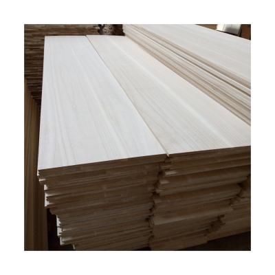 China Modern Timber Paulownia Wall Timber Panel Paulownia Wood Panel Edge Glued Panels For Wall Panel for sale