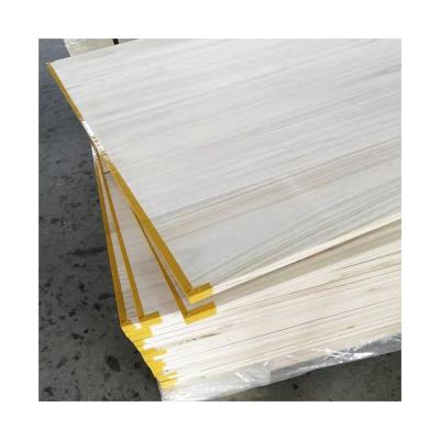 China Top Quality Modern Good Prices Popular Product Whitened Paulownia Wood Edge Glued Panels for sale