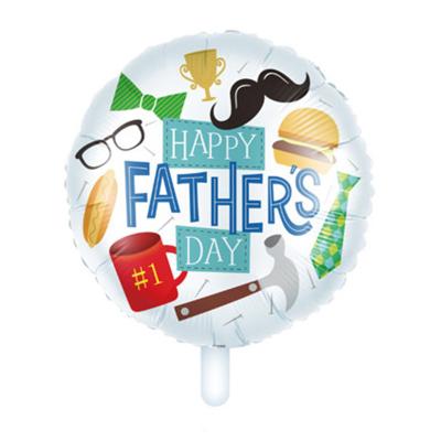 China Hot Sale Party Supplies Balloons Celebrate Father's Day Decoration Helium Foil Balloon Happy Father's Day Balloon for sale