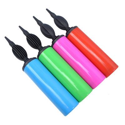 China All High Quality Plastic Balloon Pump Inflator Portable Two Way Hand Push Balloon Pump Birthday Dress Up Tool for sale