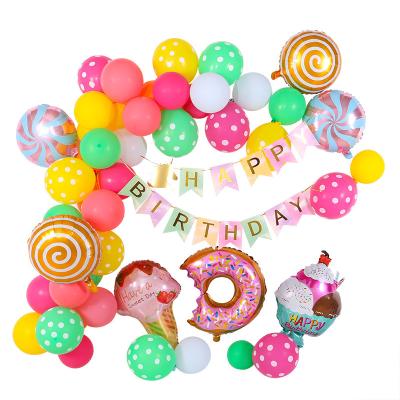 China Other Baby Birthday Decoration Balloon Set Summer Ice Balloon Wholesale Set for sale