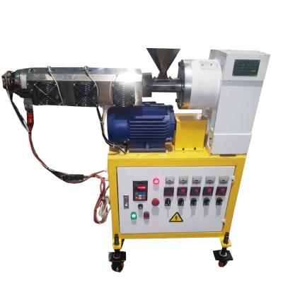 China SJSZ35 Taper Cone Co-Rating Cone Liner Type Double Screw Granulator Extruder For Lab Testing for sale