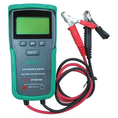 China Automotive 12V and 24V Car Battery Tester DY2015A Battery Capacity Load Battery Analyzer Electronic Charging Tester for sale