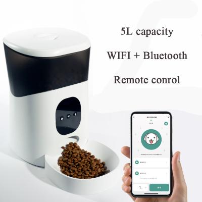 China Tuya Cat Dog Intelligent Timer Smart Wifi Automatic Pet Automatic Pet Driver for sale