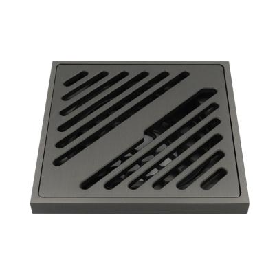 China Modern Anti-Reverse Brass Linear Floor Drain Bathroom Shower Floor Drain Toilet Floor Drain for sale