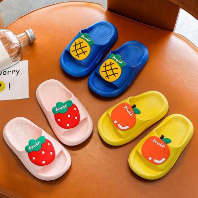 China Super soft cute raincoat in the cloud waterproof children slides outdoor thick-soled open toe beach slippers kids shoes for boy and girl for sale