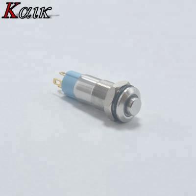 China Stainless Steel Momentary Miniature Push Button Switch (SPST) for sale