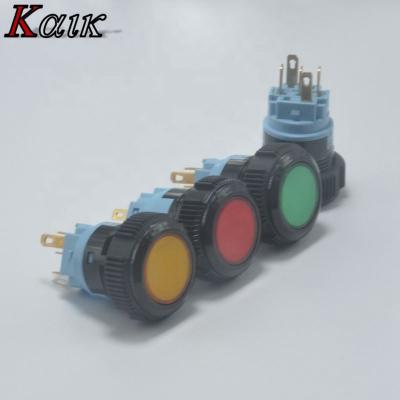 China IP67 12v LED Plastic Waterproof Red Plastic Push Button Switch for sale