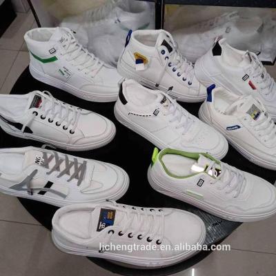 China Fashion trend wholesale mens shoes white ultra-migration leather casual mixed cheap price used mens shoes made in china for sale