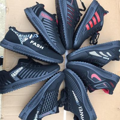 China Cheap running fashion trend leather shoes men mixed knitted sport second hand man shoes to fly 350 yeezy normal used sports shoes for sale