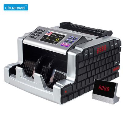 China Chuanwei Portable Counterfeit Detector Cash Counting Machine for sale