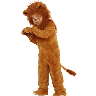 China Child's Breathable Lion Costume Plush Animal Carnival Deluxe Adult Halloween Cosplay costume The Movie Role Playing Overalls Fancy Jumpsuit for sale