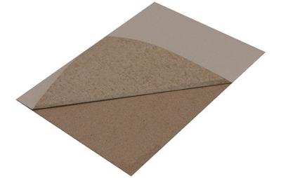 China 2mm Grey Board Brown Big Cardboard Sheets 1235g/M2 for sale