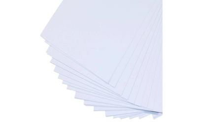 China 80gsm White Cardboard 80um White Carton Board 15X15CM for sale