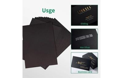 China 350GSM 400GSM Black Paper Board Colored Graph Paper For Oil Pastels for sale