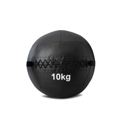 China CPU; Made of rubber ; iron sand gym PU leather soft medicine wall ball for sale